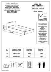 MARCKERIC I-3651-BL 8435178342324 Instrucciones De Montaje