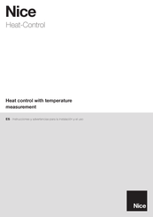 Nice Heat-Control Instrucciones Y Advertencias Para La Instalación Y El Uso