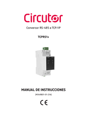 Circutor TCPRS1+ Manual De Instrucciones