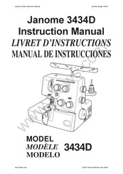 Janome 3434D Manual De Instrucciones