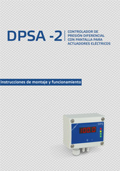 Sentera Controls DPSA-2 Instrucciones De Montaje Y Funcionamiento