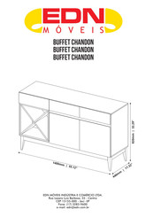 EDN MÓVEIS BUFFET CHANDON Instrucciones De Montaje