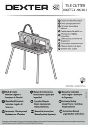 Dexter 800ETC1-20030.1 Manual De Instrucciones