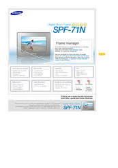 Samsung SPF-71N Manual De Instrucciones