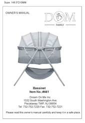 Dream On Me dom Famile 441 Manual De Uso