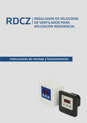 Sentera Controls RDCZ Instrucciones De Montaje Y Funcionamiento