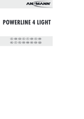 ANSMANN POWERLINE 4 LIGHT Manual De Instrucciones