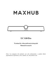 MAXHUB UC S10 Pro Manual De Usuario