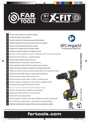 Far Tools XFC-Impact2 Traduccion Del Manual De Instrucciones Originale