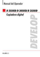 Develop D 3550iD Manual Del Operador