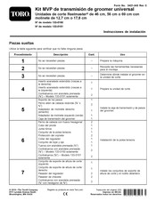 Toro 133-0150 Instrucciones De Instalación