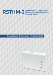 Sentera Controls RSTHM-2 Instrucciones De Montaje Y Funcionamiento