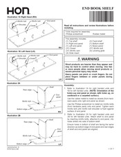 HON END BOOK SHELF Instrucciones De Montaje