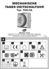 REV Ritter 7GD/3A Manual De Instrucciones