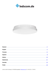 ledscom LC-L-178-WW Manual De Instrucciones