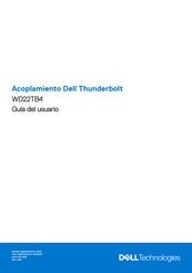 Dell Thunderbolt WD22TB4 Guia Del Usuario