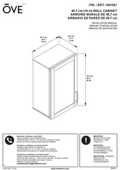 OVE 1601921 Manual De Instalación