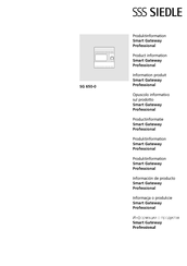 SSS Siedle SG 650-0 Informacion De Producto