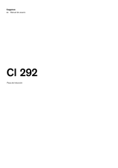 Gaggenau CI 292 Manual De Usuario
