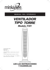 minkaAire F301 Manual Del Usuario