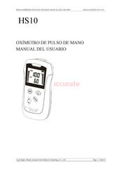 Accurate Bio-Medical Technology HS10A Manual Del Usuario