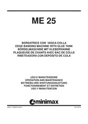 MiniMax ME 25 Uso Y Manutención