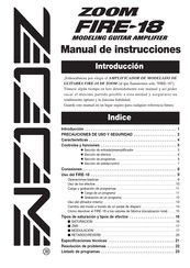 Zoom FIRE-18 Manual De Instrucciones