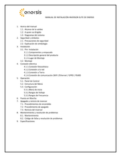 enersis Elite-9000W / 2F Manual De Instalación