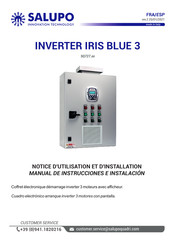 SALUPO IRIS BLUE 3 SQ727 Serie Manual De Instrucciones E Instalación