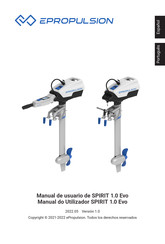 ePropulsion SPIRIT 1.0 Evo-L Manual De Usuario