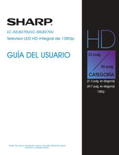 Sharp LC-50LB370U Guia Del Usuario