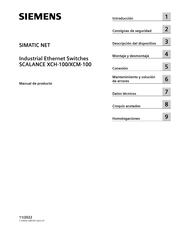 Siemens SIMATIC NET SCALANCE XCM-100 Manual De Producto