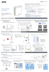 Asus ZenWiFi XT9 Guía Rápida De Inicio