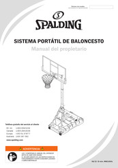 SPALDING SPA0401 Manual Del Propietário