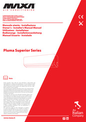 MAXA Pluma Superior Serie Manual Usuario