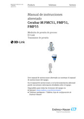 Endress+Hauser Cerabar M PMC51 Manual De Instrucciones