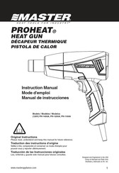 Master PROHEAT PH-1100A Manual De Instrucciones