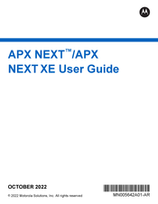 Motorola APX NEXT XE Guia Del Usuario