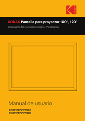 Kodak RODPJFFPVCW120 Manual De Usuario