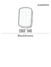 Garmin EDGE 840 Manual Del Usuario