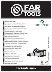 Far Tools DBH 1700D Traduccion Del Manual De Instrucciones Originale