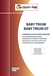 Checchi & Magli BABY TRIUM DT Manual De Uso Y Mantenimiento