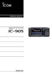 Icom IC-905 Manual Básico