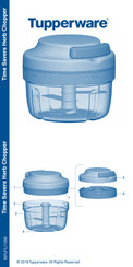 Tupperware Time Savers Herb Chopper Manual De Instrucciones