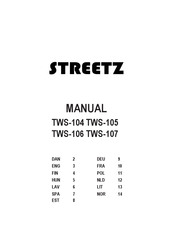 Streetz TWS-107 Manual