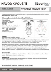 Panlux SL2503/B Instrucciones