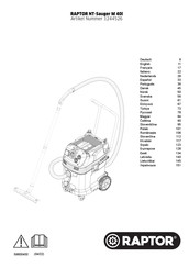 Raptor NT-Sauger M 40I Manual Del Usuario