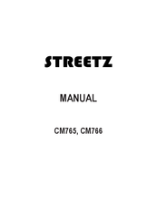 Streetz CM765 Manual