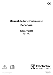 Electrolux Professional T41200 Manual De Funcionamiento