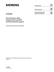 Siemens SITRANS 7ML5830-2AH Instrucciones De Servicio Resumidas